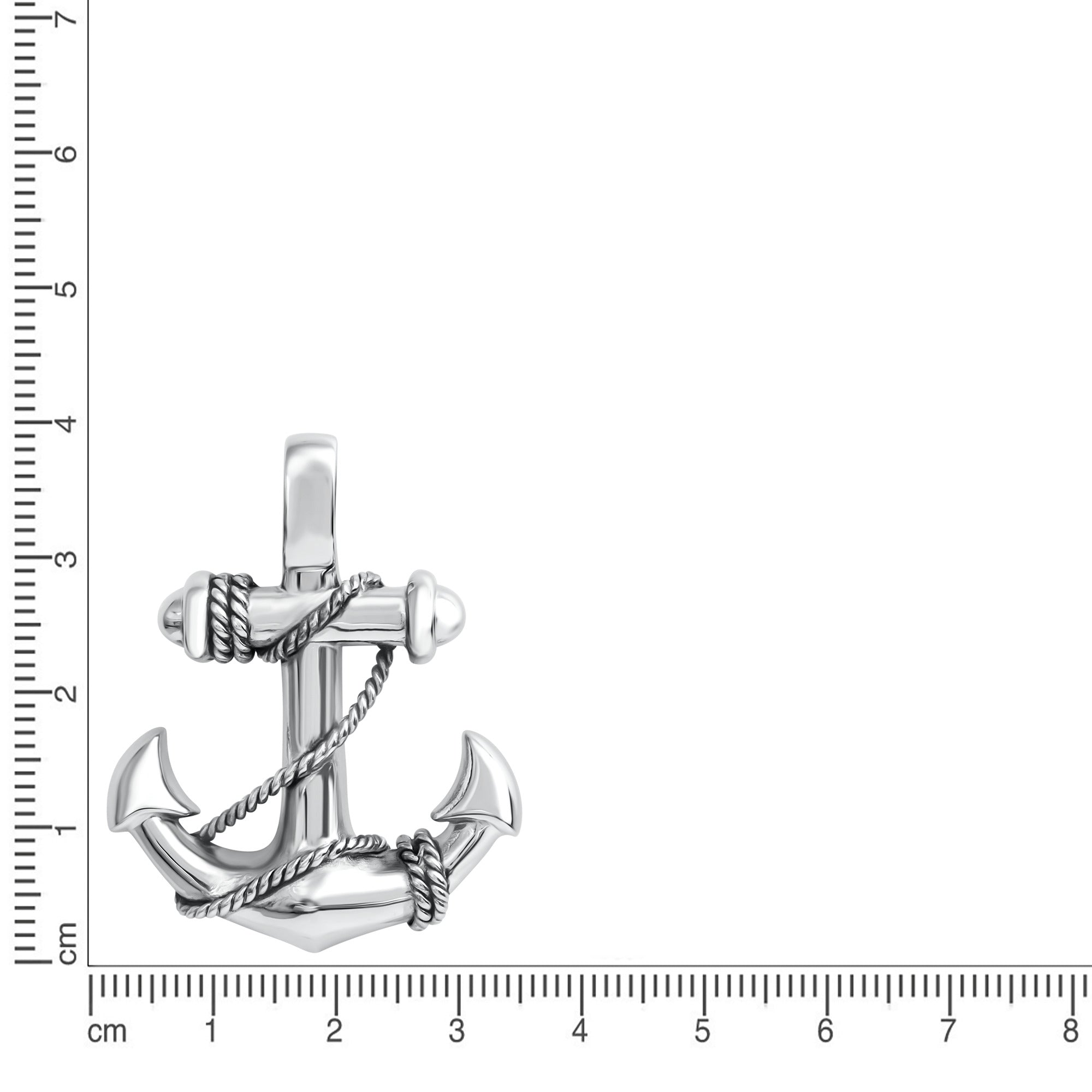 Anhänger Edelstahl Motiv Anker