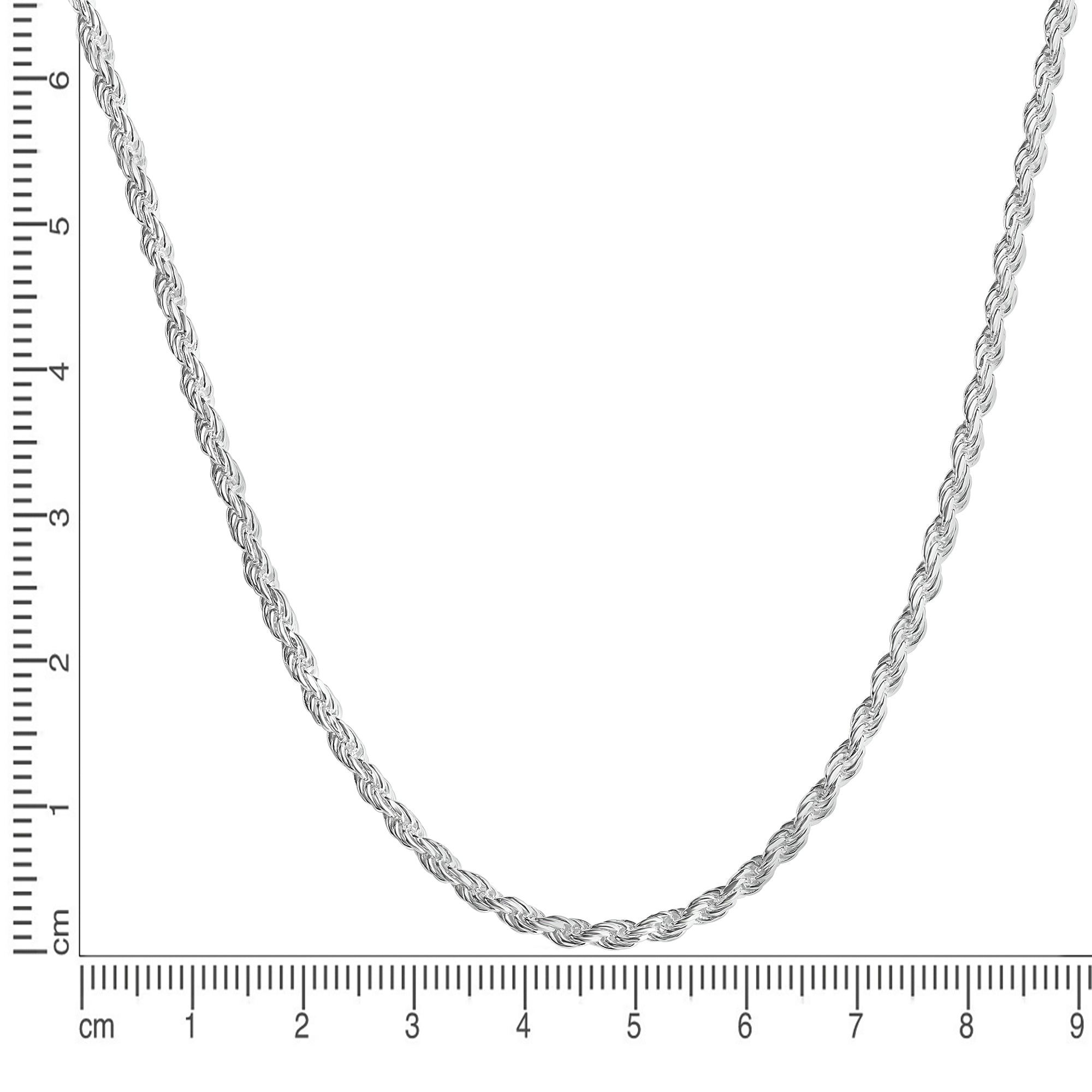 Kette 925/- Sterling Silber Kordel 45cm