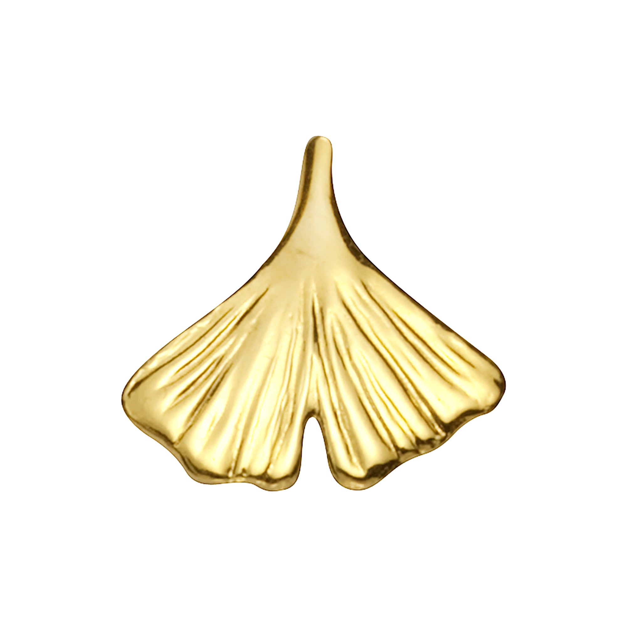 Anhänger 333/- Gelbgold Ginkgo 12mm