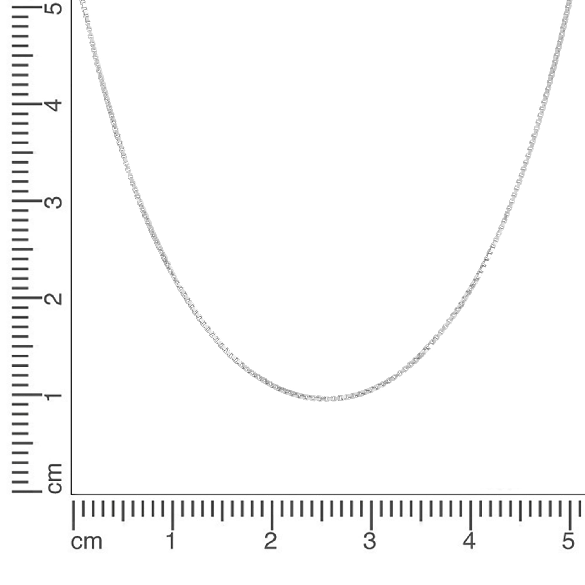 Kette 333/- Weißgold 45 cm