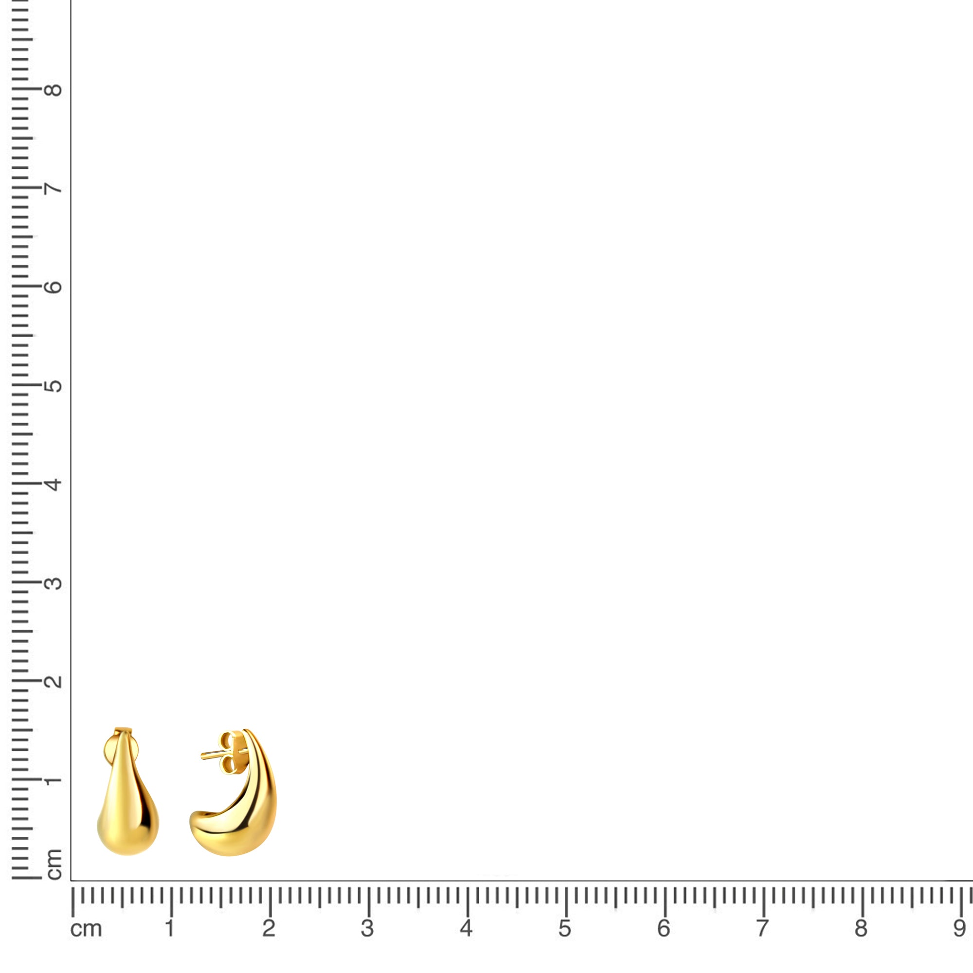 Ohrstecker 925 Sterling Silber vergoldet