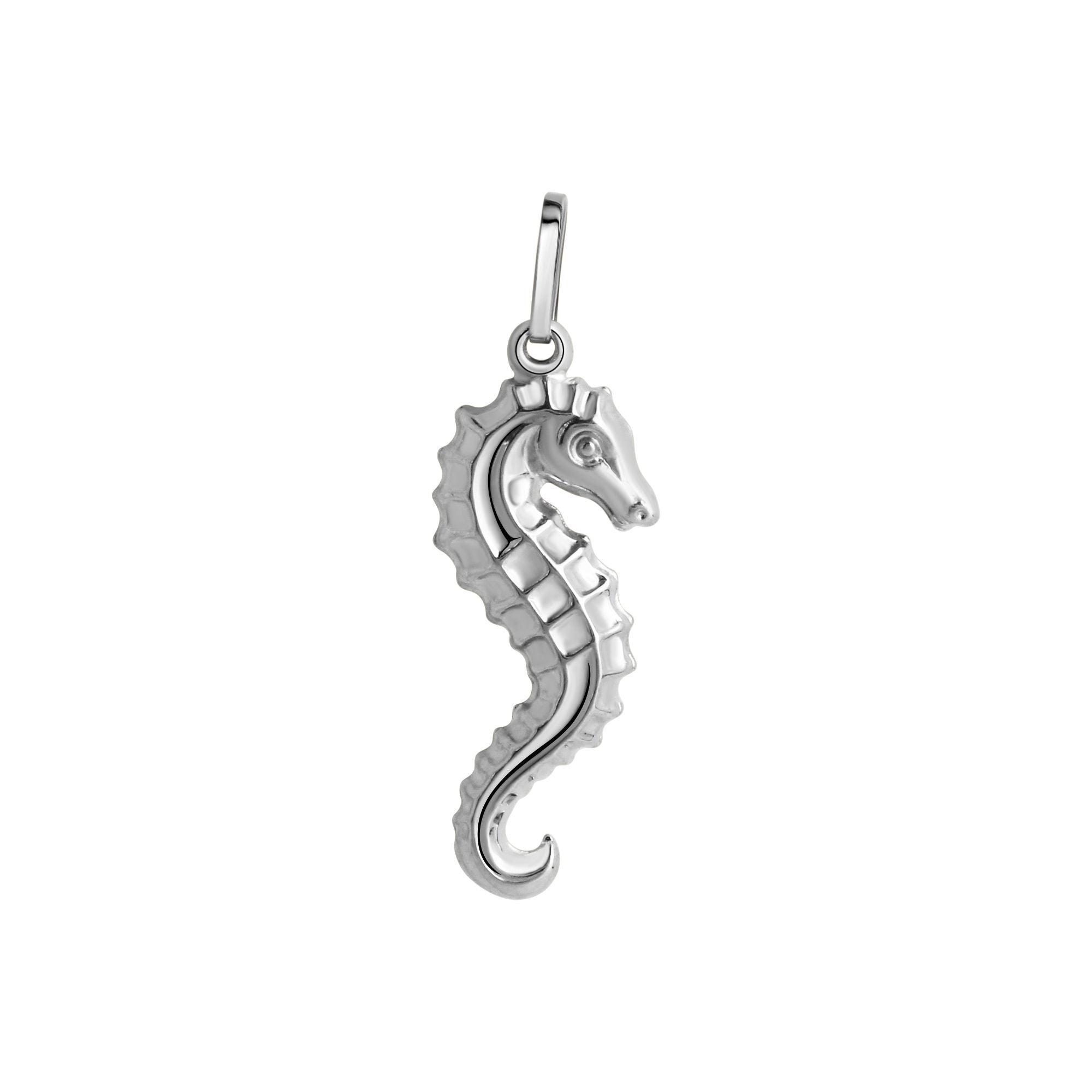 Anhänger 925/- Sterling Silber rhodiniert Seepferd