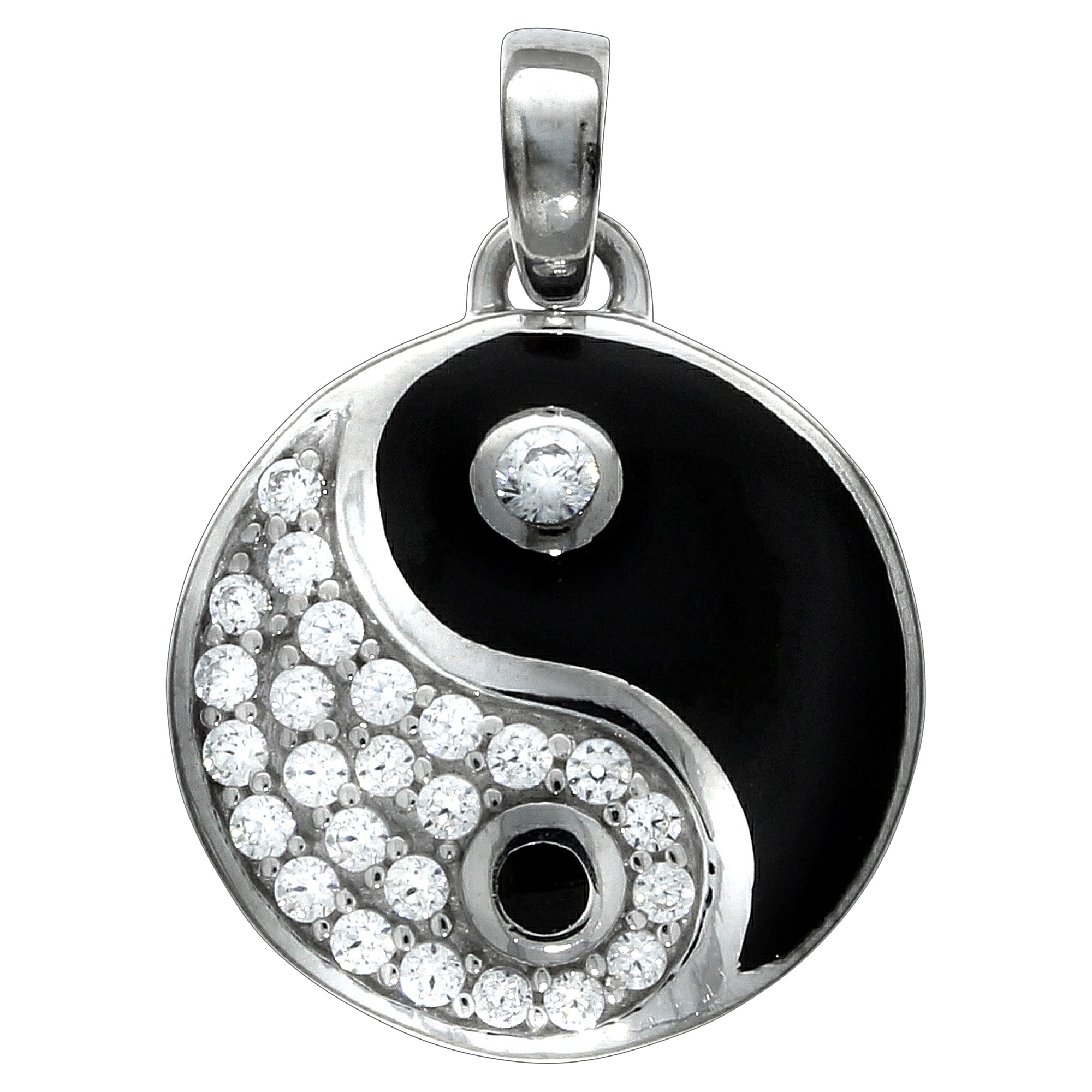 Anhänger 925/- Sterling Silber Ying Yang