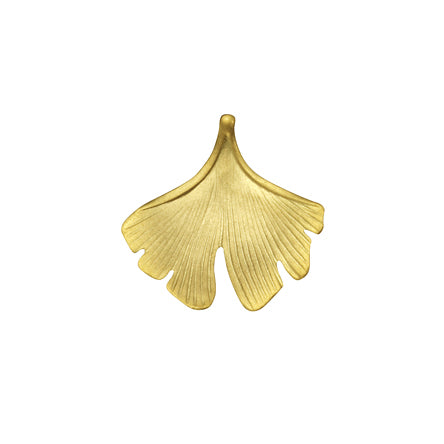 Anhänger 333/- Gelbgold Ginkgo 16mm