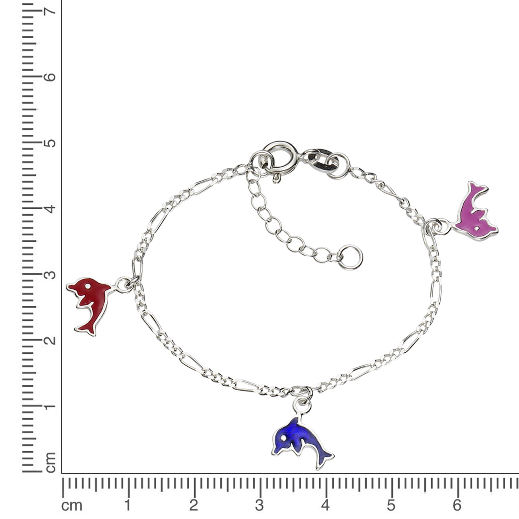 Armband 925 Sterling Silber Delfine