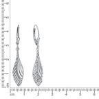 Ohrhänger 925 Silber glanz/diamantiert