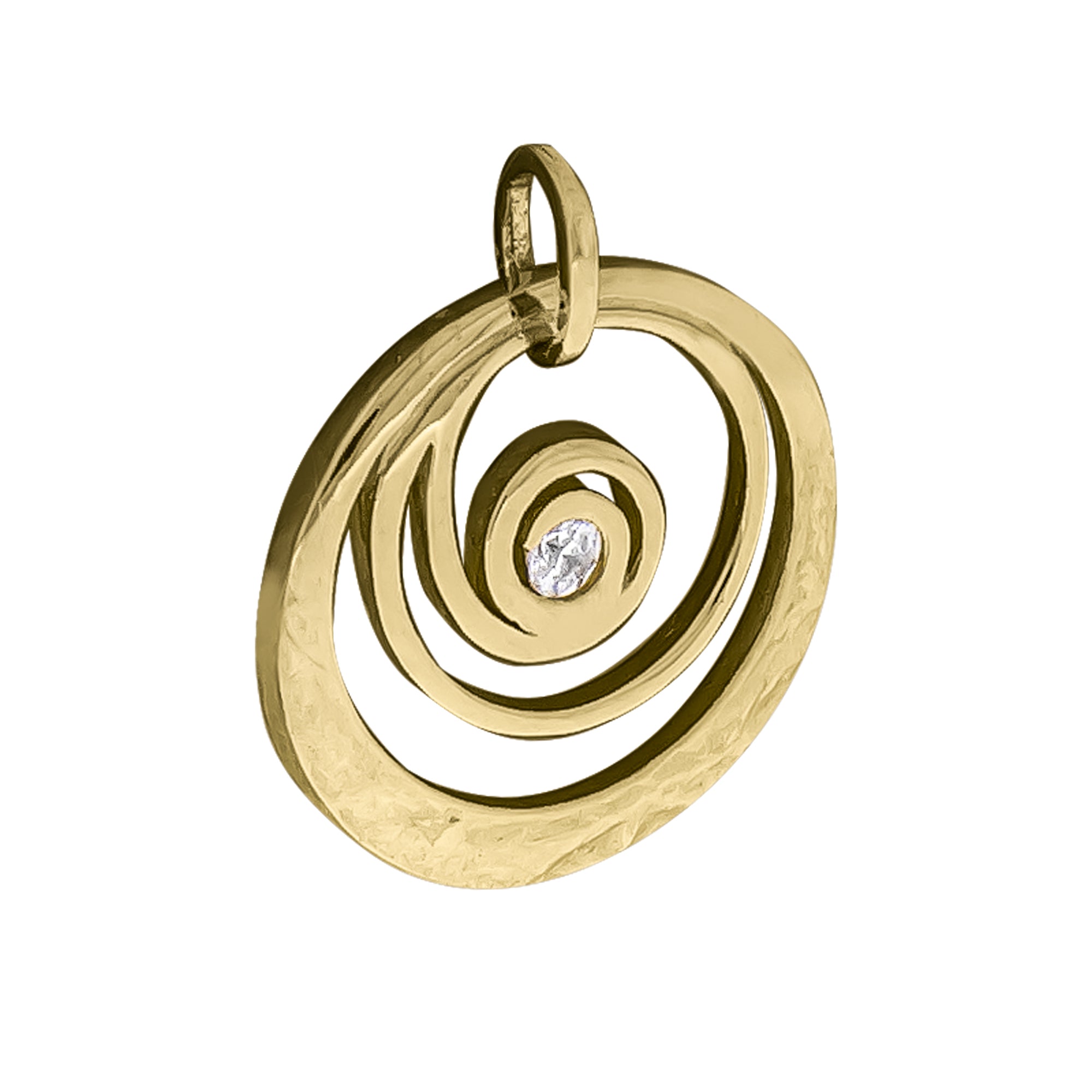 Anhänger 333 Gelbgold mit Zirkonia