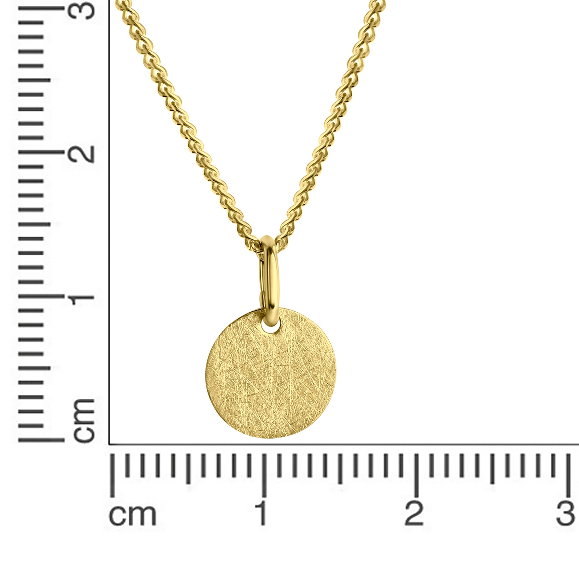 Anhänger mit Kette 925-Sterling Silber vergoldet
