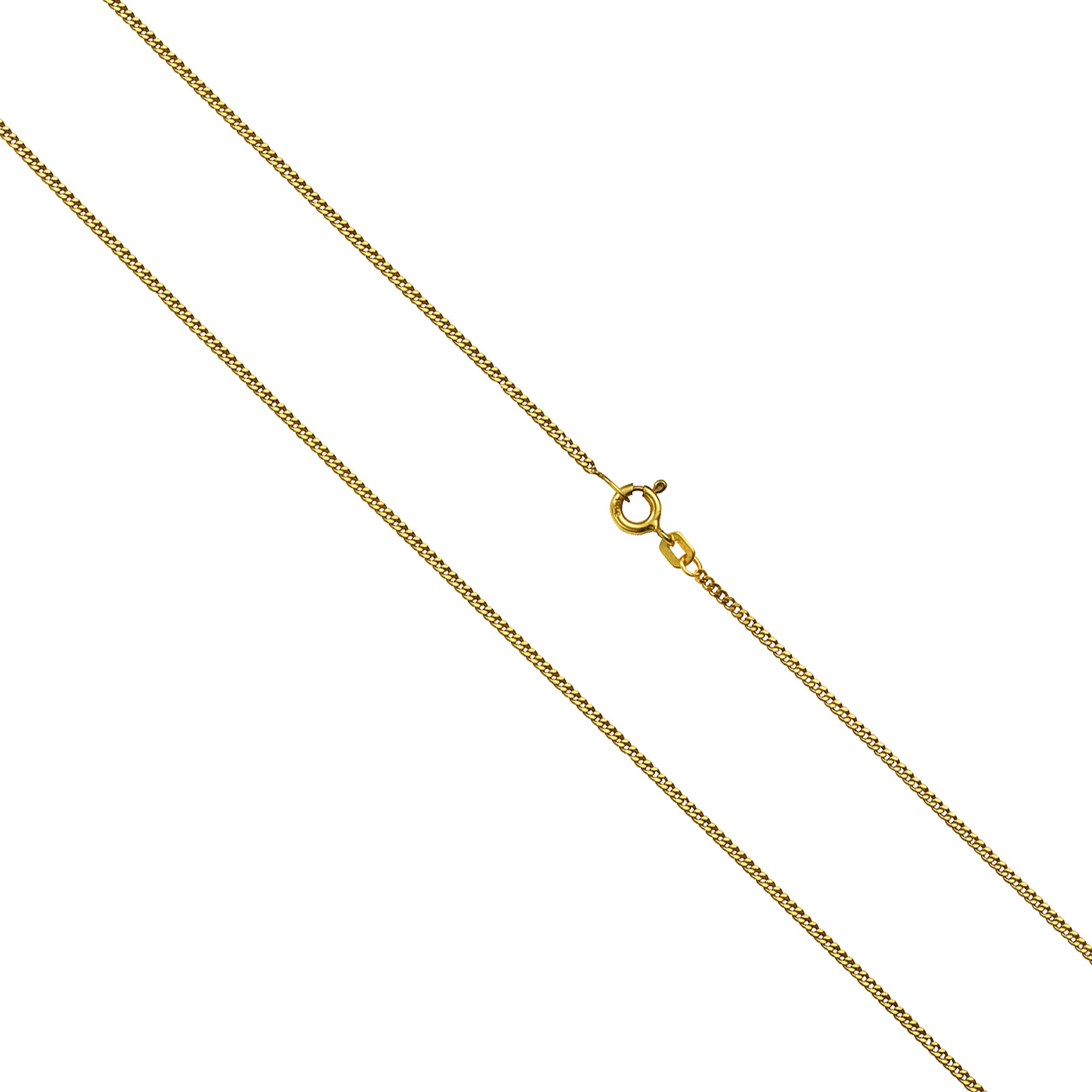 Kette 585/- Gelbgold glanz 45 cm