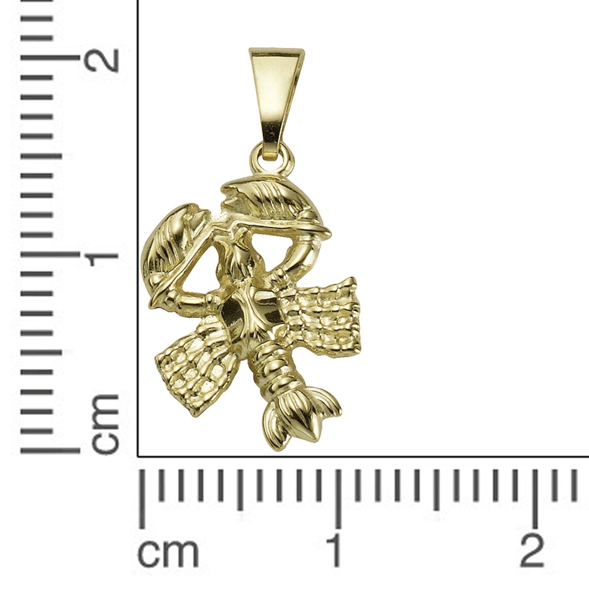 Anhänger Sternzeichen Krebs 585/- Gelbgold glanz