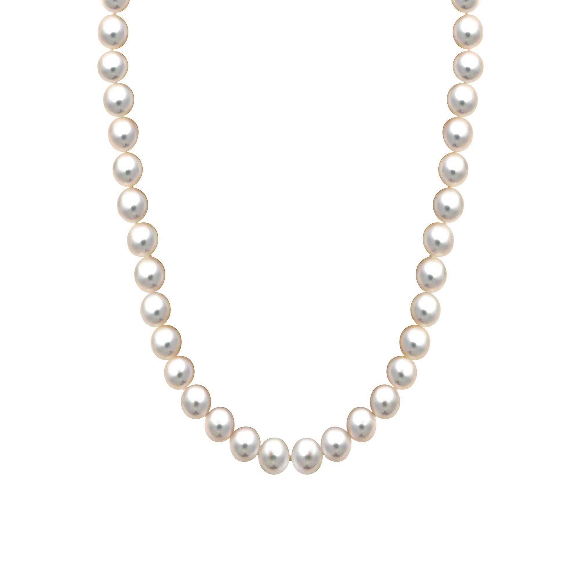 Collier 585/- Gelbgold Süßwasserzuchtperle 6,5-7mm
