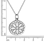 Anhänger mit Kette 925/- Sterling Silber rhodiniert