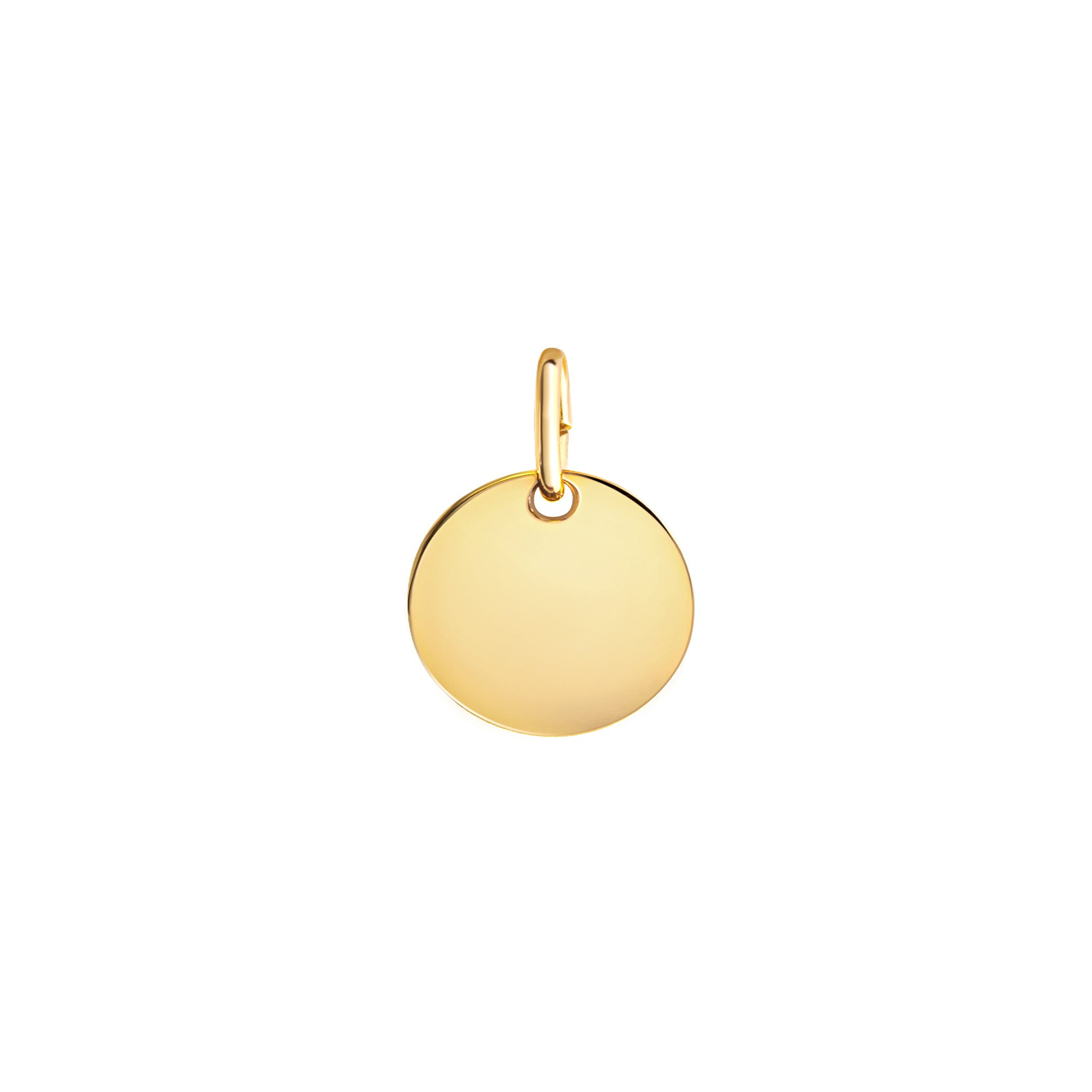 Anhänger 333/- Gelbgold Anhänger  Gravurplatte