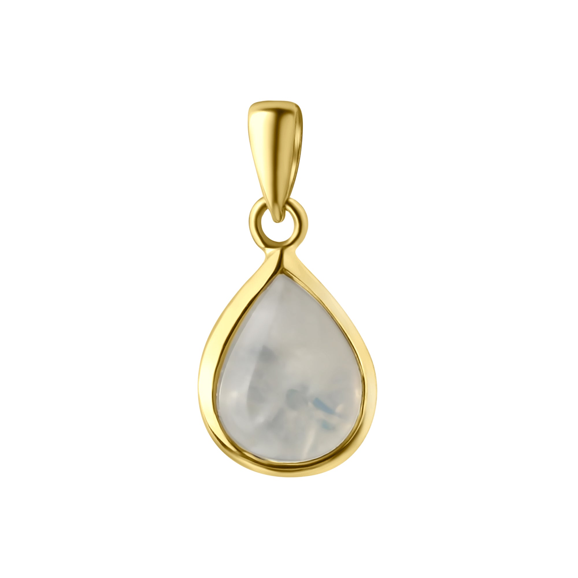 Anhänger 375/- Gelbgold Mondstein