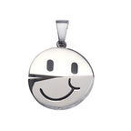 Anhänger Edelstahl Smiley