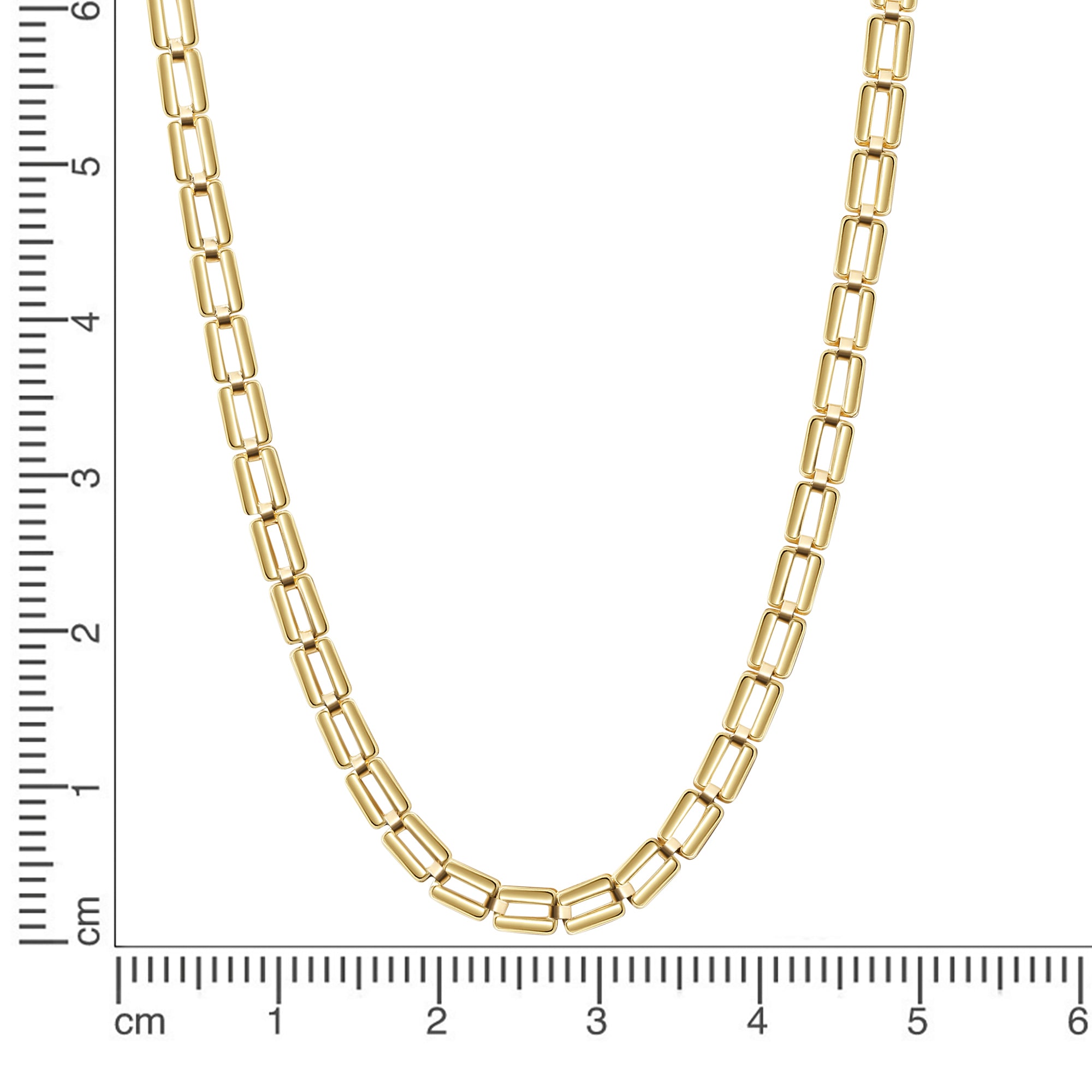 Halskette Gold 375 mit Karabiner 45cm lang