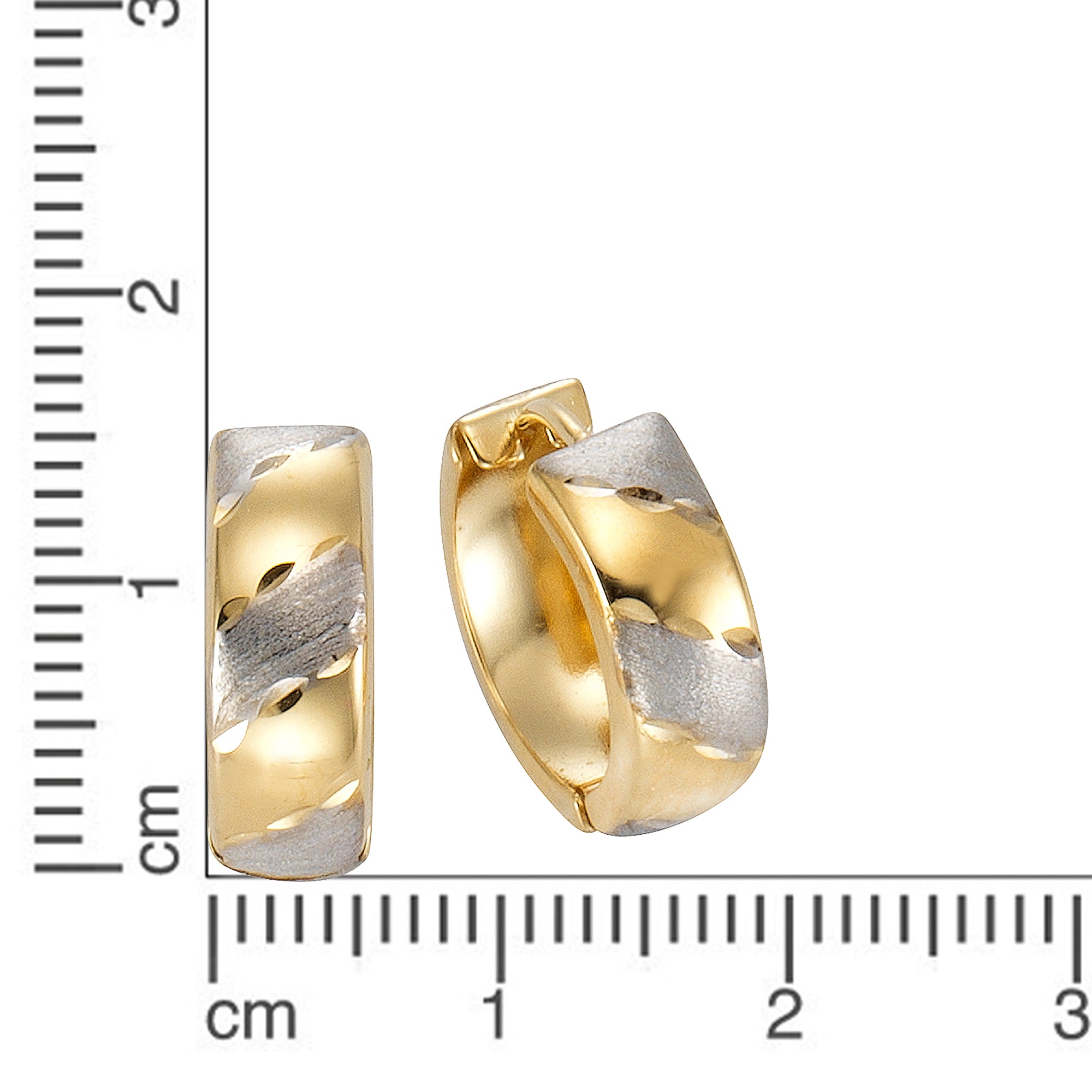 Creole 333 Gold zweifarbig 15mm
