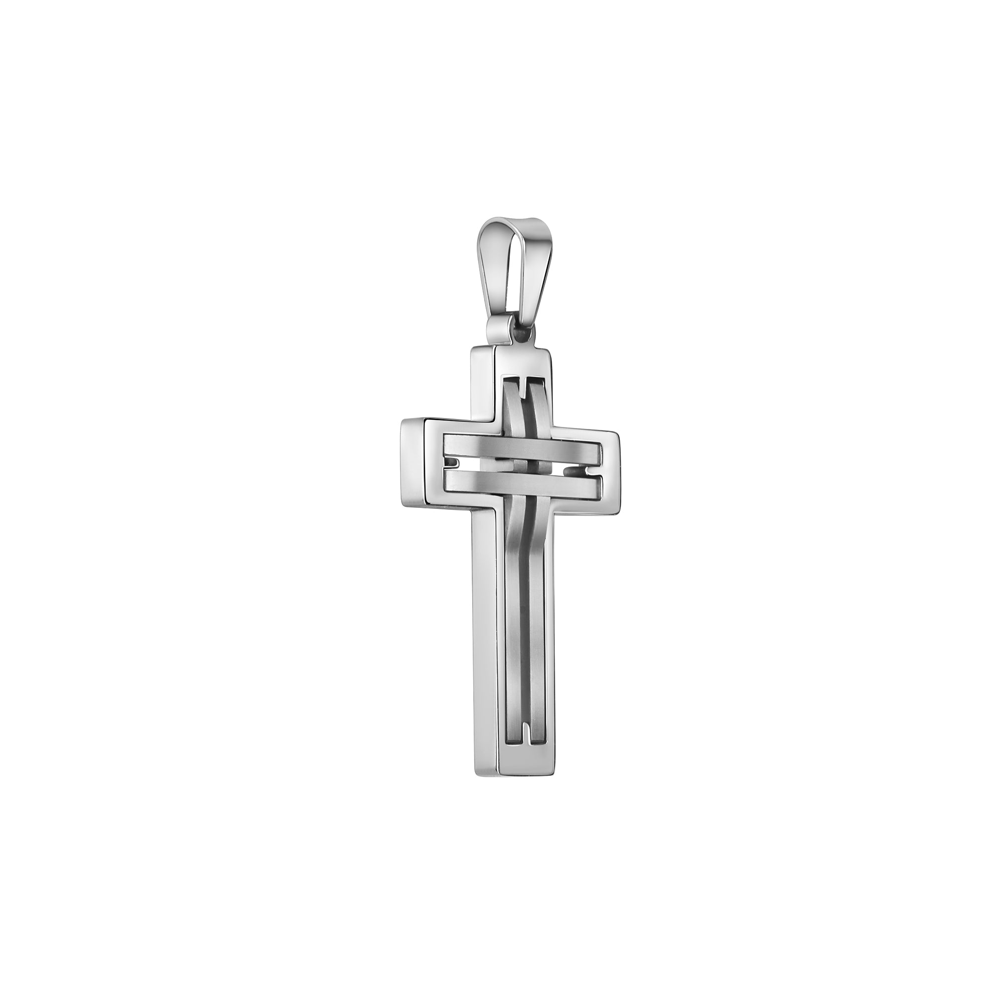 Anhänger Edelstahl Kreuz