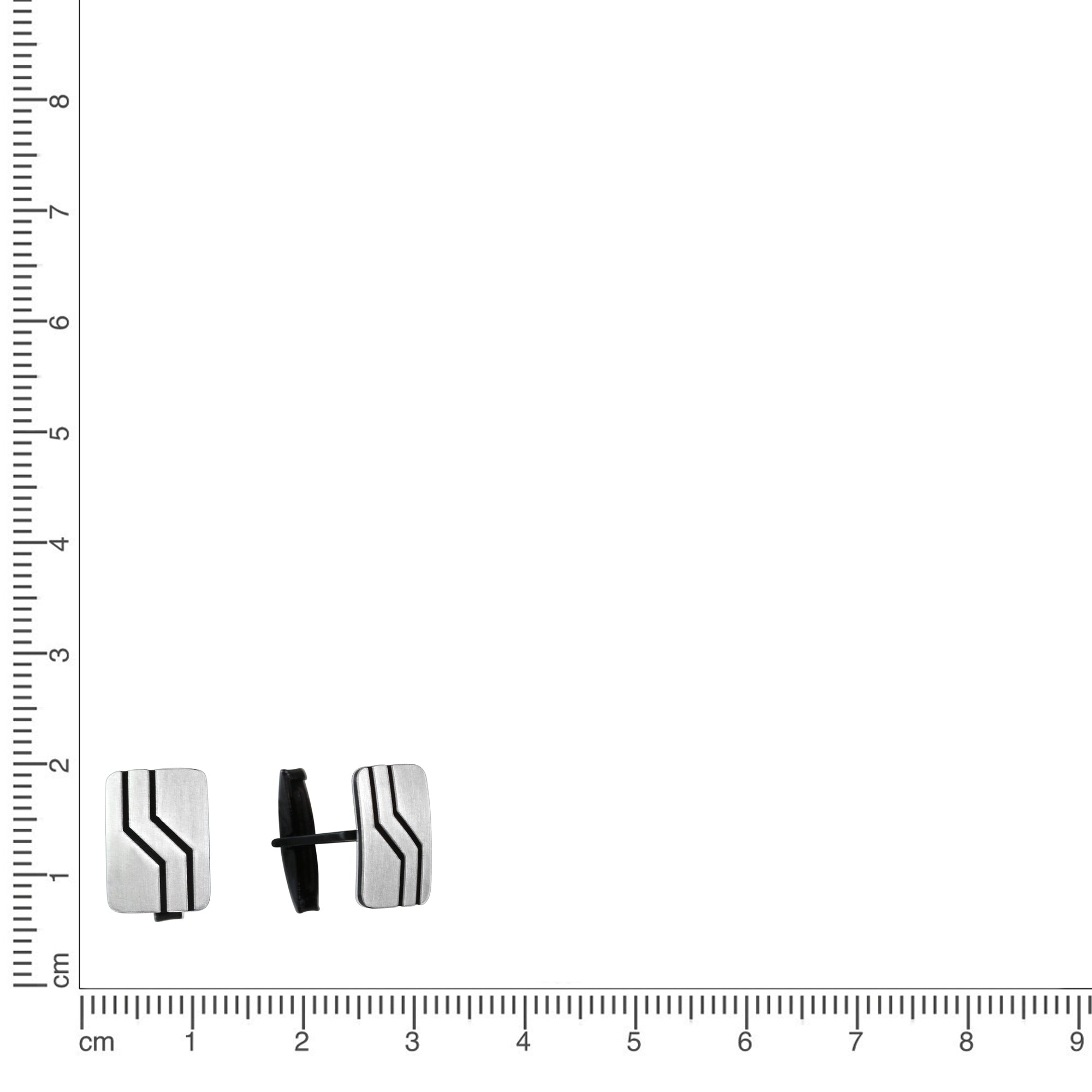 Manschettenknöpfe 925/- Sterling Silber oxidiert