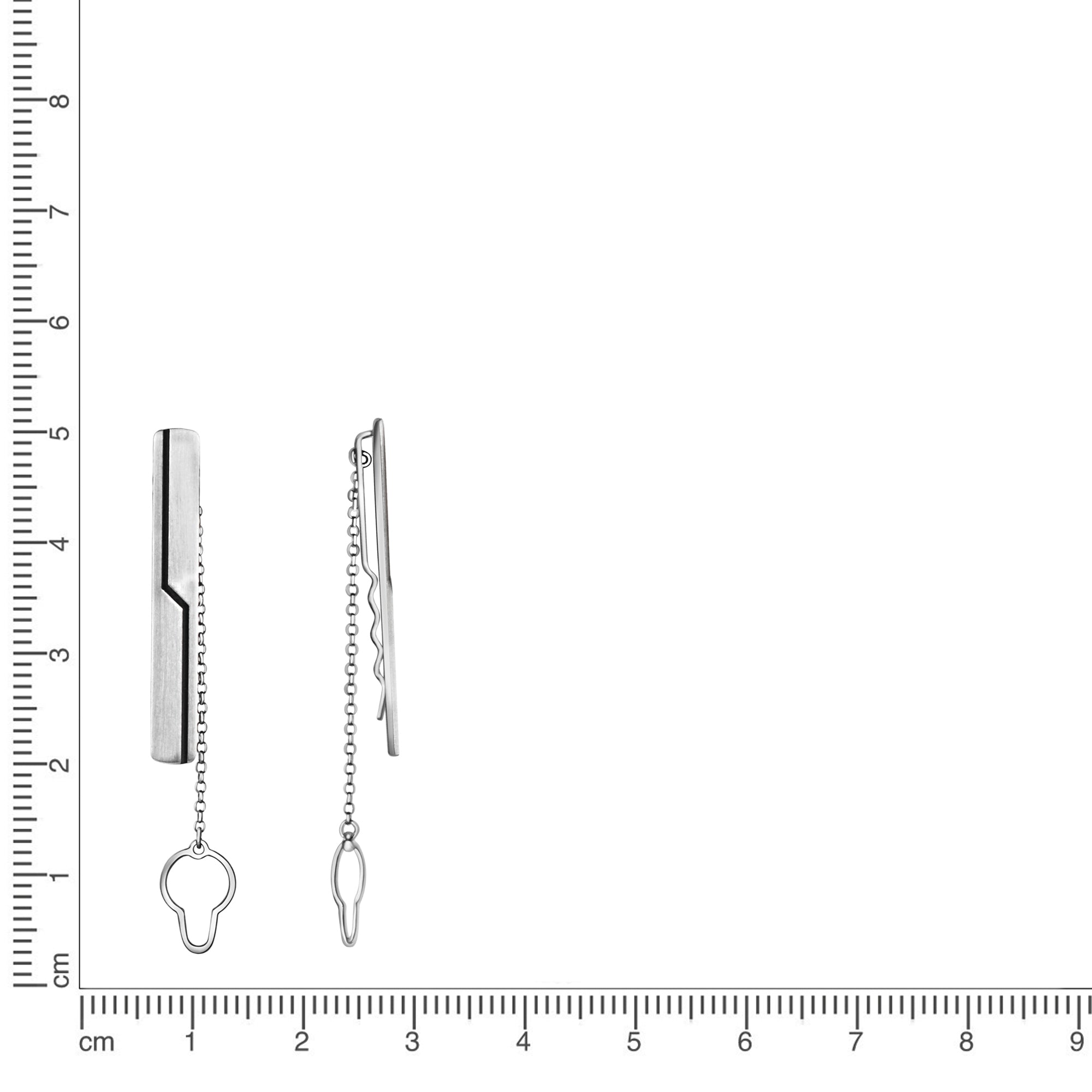 Krawattenhalter 925/- Sterling Silber oxidiert