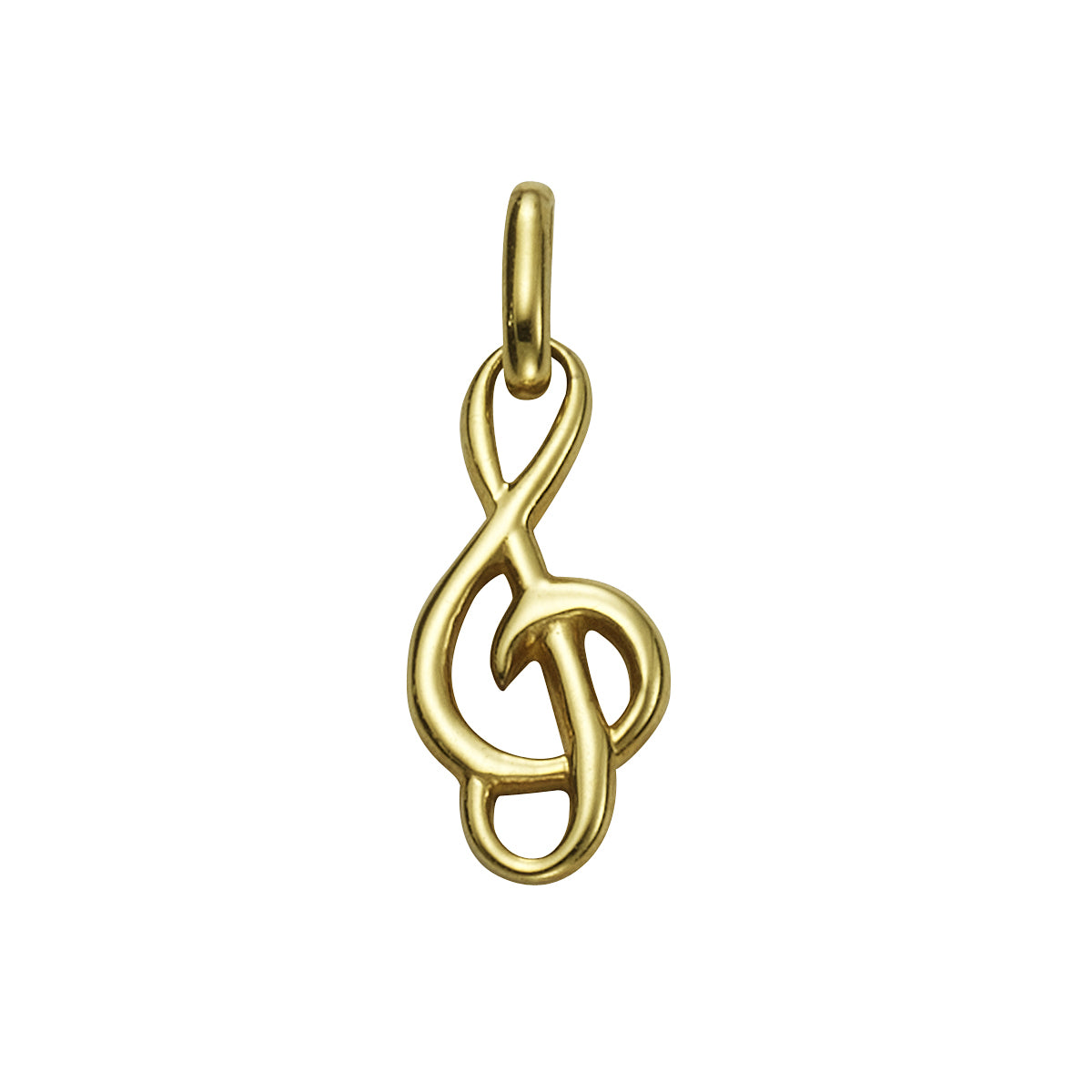 Anhänger 333 Gold Motiv Notenschlüssel