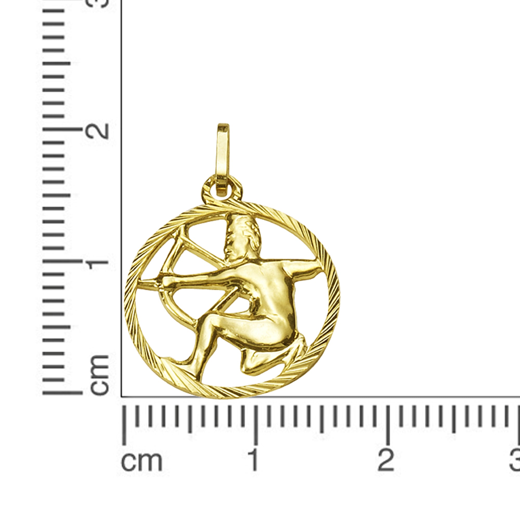 Anhänger 333/- Gelbgold Sternzeichen Schütze