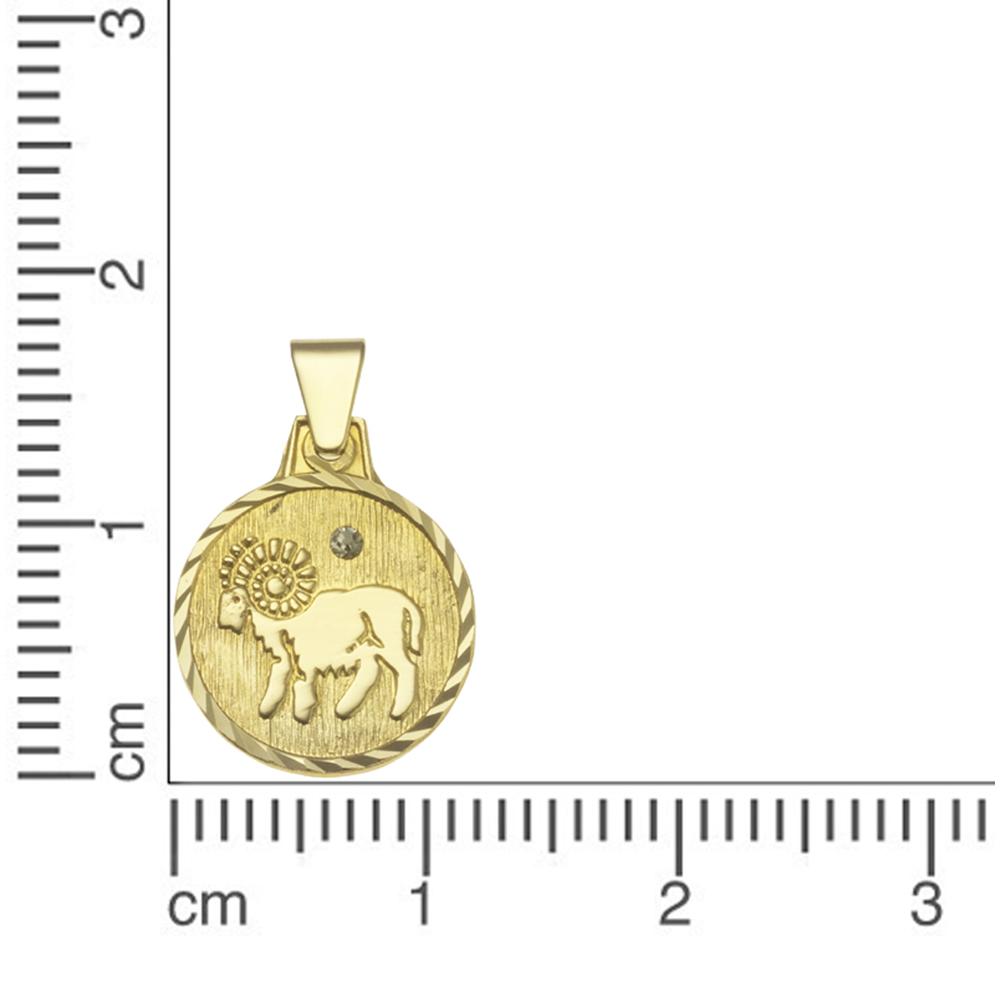 Anhänger Sternzeichen Widder 333/- Gelbgold
