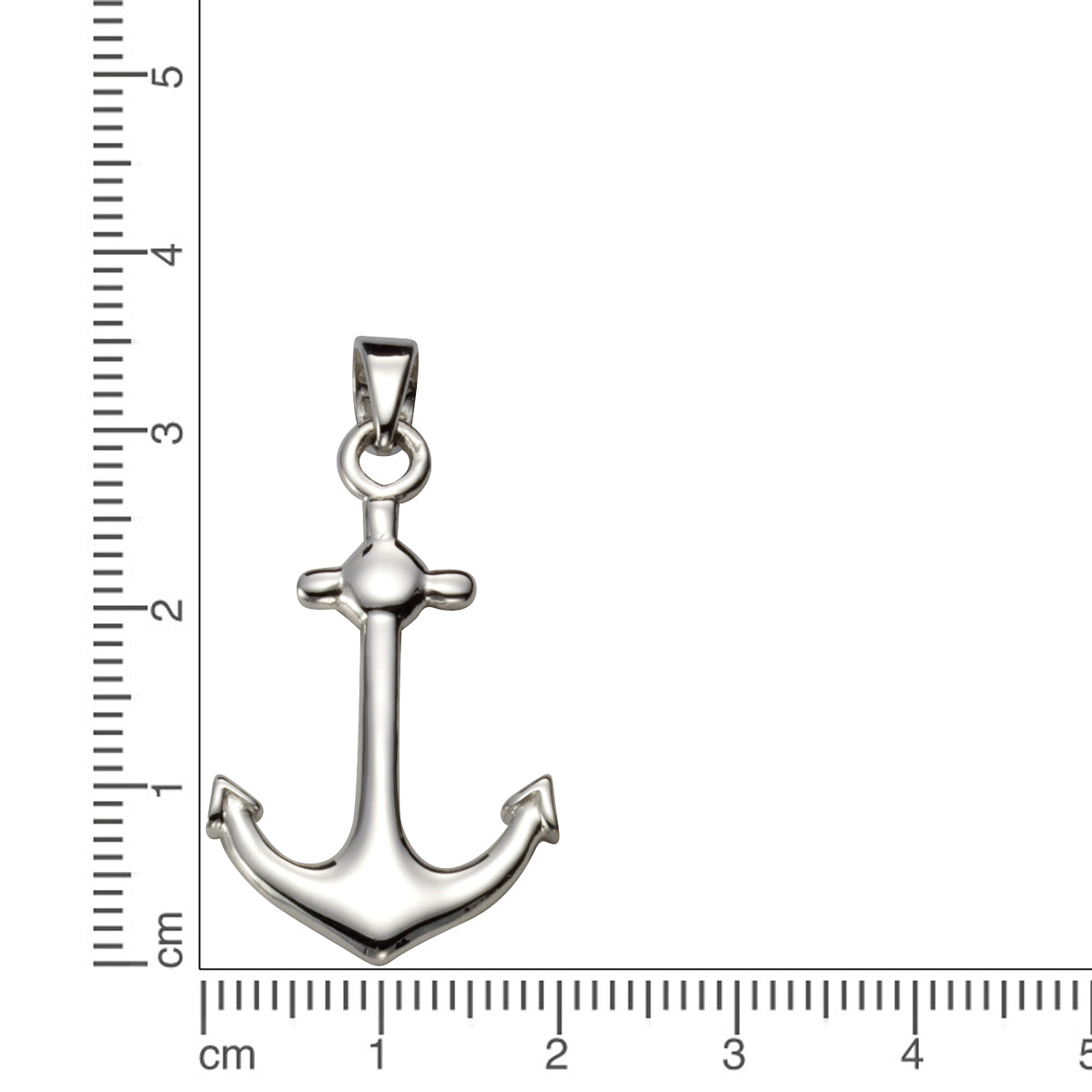Anhänger 925 Silber rhodiniert Anker