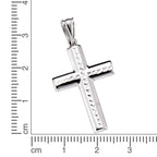 Anhänger 925 Silber rhodiniert Kreuz