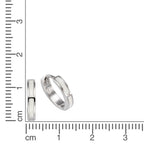 Klappcreolen 925/- Sterling Silber Lack