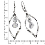 Ohrhänger 925 Silber Zirkonia