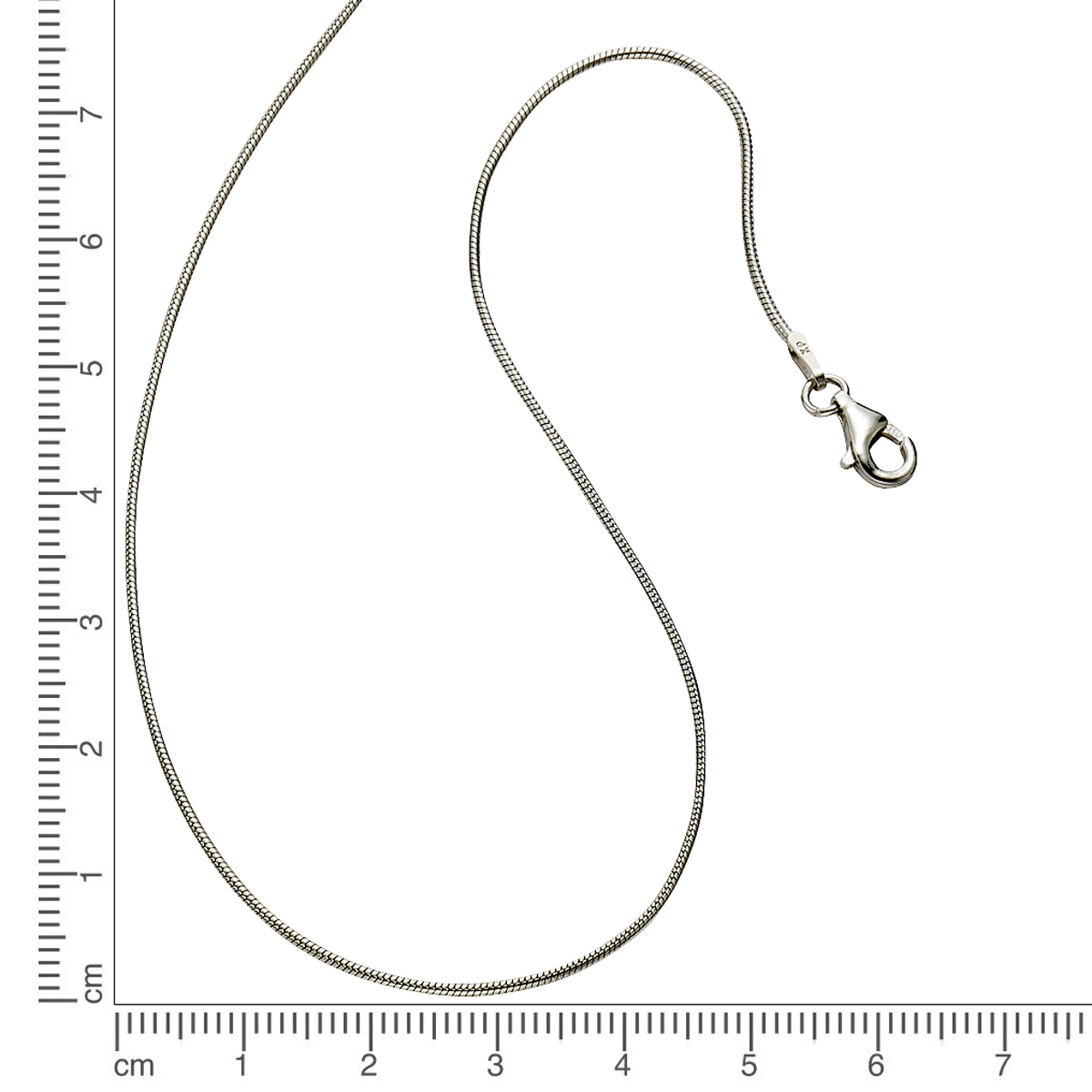Collier 925/- Sterling Silber 42+5cm lang