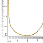 Halskette 375 Gold Ankerkette 42cm