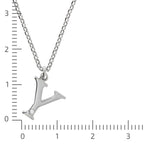 Halskette Silber 925 mit 1x Diamant 0,008ct. Buchstabe Y