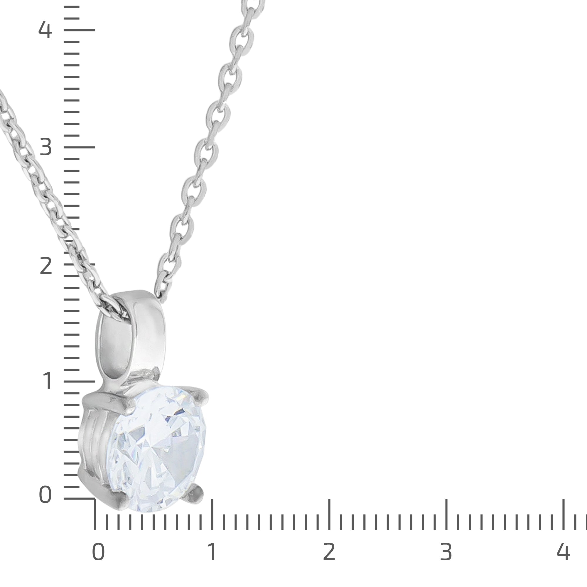 Collier 925 Silber Zirkonia