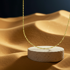 Gold Collier 585 Singapurkette 45cm