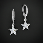 Ohrhänger Silber 925 Zirkonia weiß