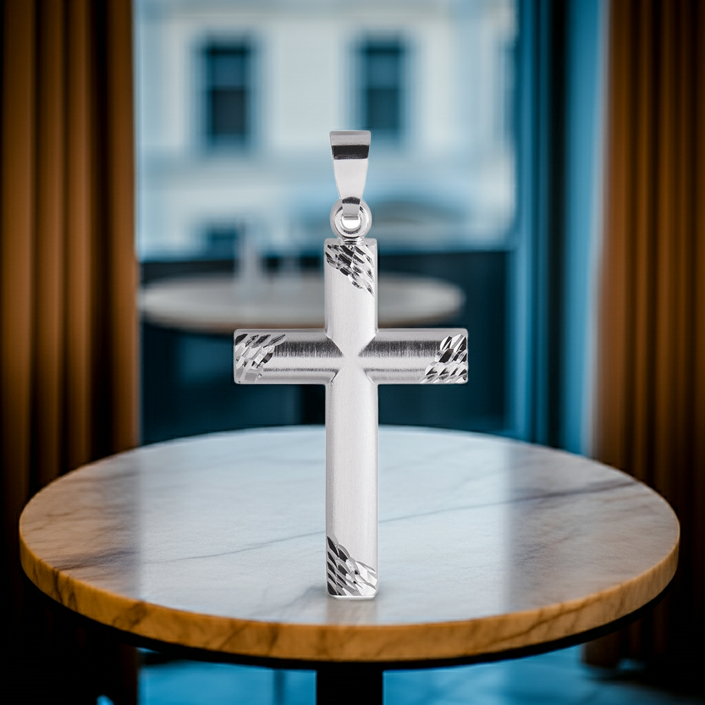 Anhänger 925 Silber Kreuz Motiv