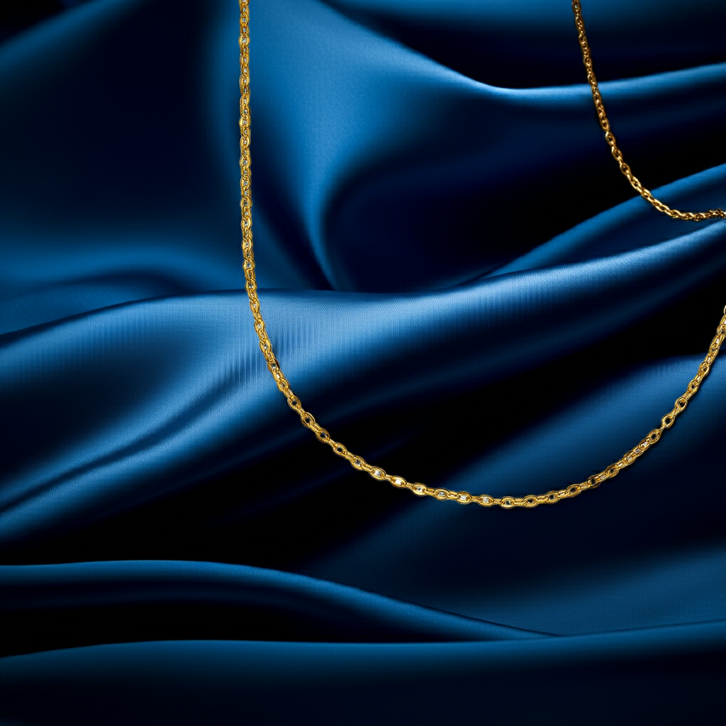 Halskette 375 Gold Ankerkette 42cm