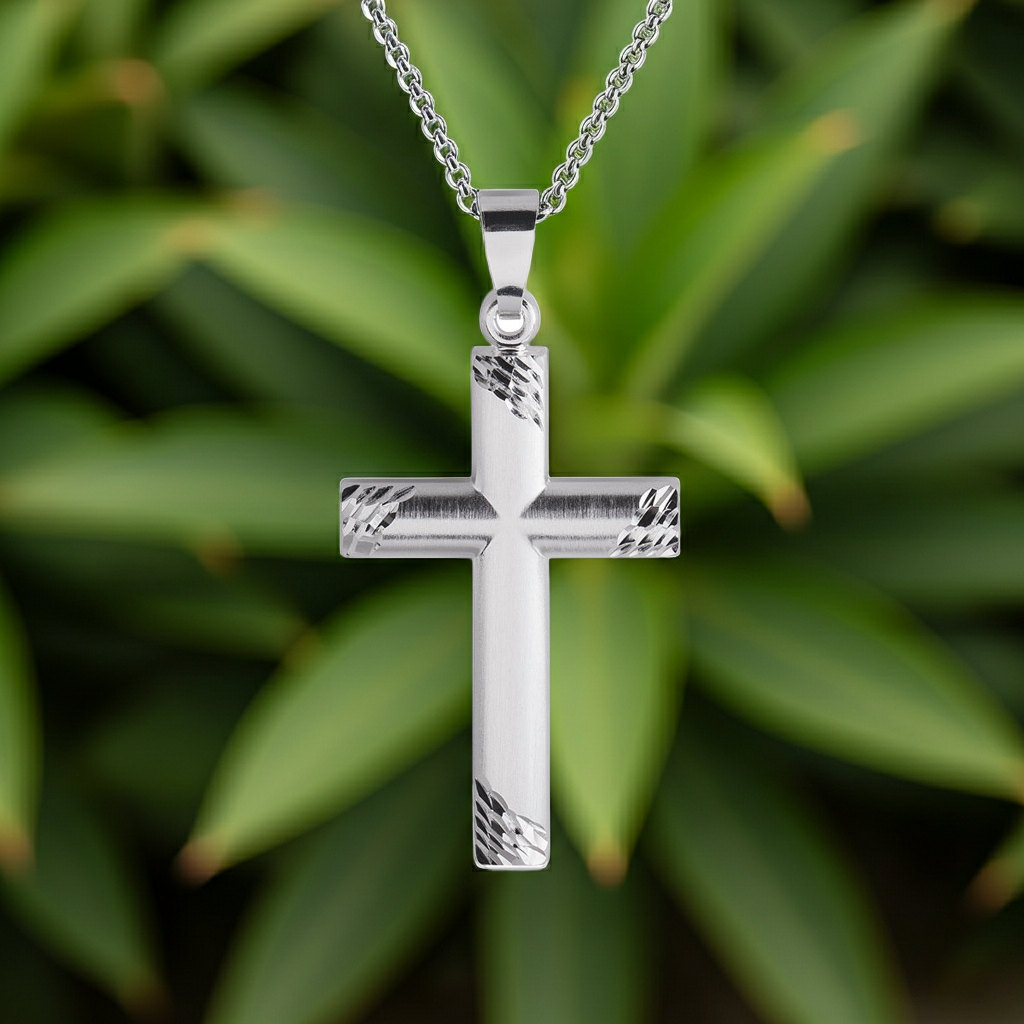 Anhänger 925 Silber Kreuz Motiv